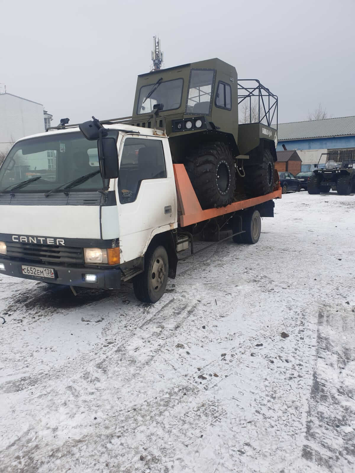 Фото процесса эвакуации